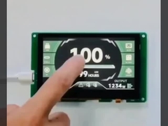 4,3 interfaz de TTL de la resolución de la exhibición 480x272 del Uart Tft de la pulgada, 8N1 UART, CMOS/3.3V TTL