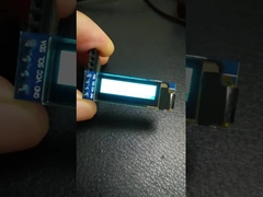 0Modulo de pantalla PMOLED de 91 pulgadas con interfaz PCBA 128X32 Resolución 120c/d