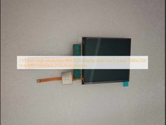 Pantalla AMOLED de alta resolución de 2,95 pulgadas con panel táctil 1080x1200 Puntos Interfaz MIPI 255 cd/m² de brillo