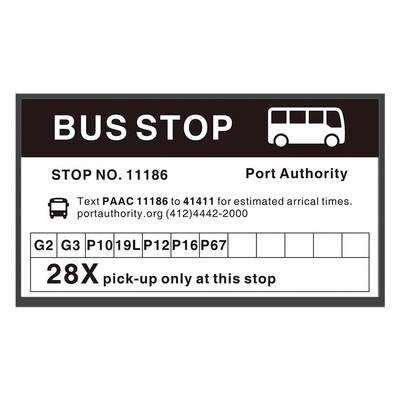 31.2 pulgadas pantalla de pantalla electrónica de papel Aplicar en la señal de la estación de autobuses