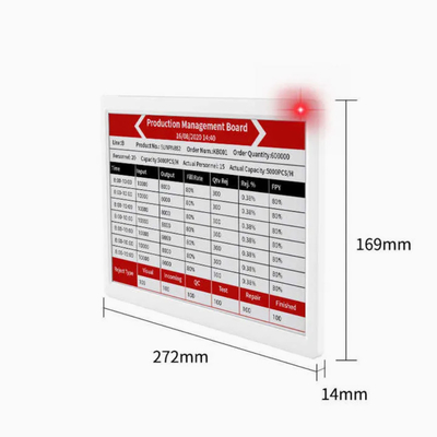11.6 pulgadas pantalla de tinta de E pantalla grande de papel electrónico de supermercado etiquetas de precios gestión centralizada pantalla más rica información