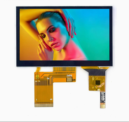 4.3 pulgadas IPS LCD 480 * 272 pantalla táctil capacitiva interfaz RGB módulo LCD de 40 pines