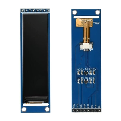 Módulo de pantalla TFT de 2.25 pulgadas con PCB 76*284 puntos, 12:00 en punto, interfaz SPI de 4 hilos, 300 nits