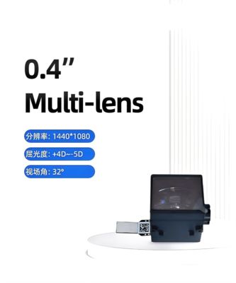 【Visor electrónico HD de 0,4 pulgadas】 Visor electrónico Tipo C, solución de 1440×1080 de resolución, adecuado para equipos industriales / instrumentos médicos / telescopios, alto PPI, baja latencia