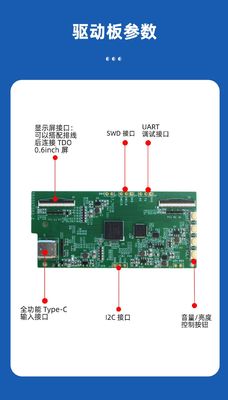 0.60-inch Micro OLED Display | 3000 Brightness, 120Hz High Refresh Rate, Dual Interfaces (I2C/MIPI) Suitable for Outdoor Detection / VR Devices, HD Self-illumination, Quick Integration