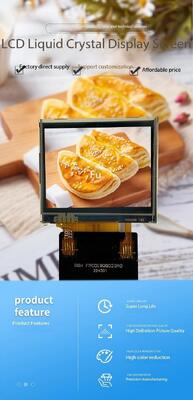 1Pantalla TFT a color de.77 pulgadas con resolución 240X (RGB) * 180 y interfaz MCU