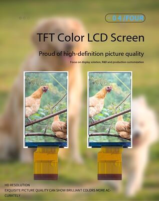 Pantalla IPS TFT de 2.7 pulgadas con resolución 240x960 y brillo 260nit Interfaz RGB de 8 bits
