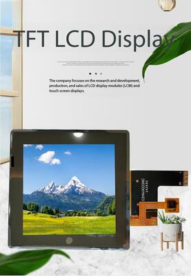 Pantalla TFT IPS de alto brillo de 3,4 pulgadas con resolución de 480 (RGB) x480 e interfaz MIPI de 550 nits ST7701SN-G5-1 IC 8 LEDS All View Electrodomésticos inteligentes