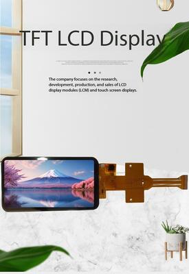 Pantalla IPS TFT de 3,5 pulgadas con resolución TP 720(RGB)x1280 e interfaz MIPI de 380nits ST7703 IC 10LEDS All View Prueba de instrumentos
