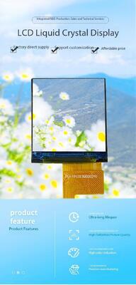 1.3 pulgadas Alto brillo 800 nits IPS TFT pantalla LCD con 128 ((RGB) x128 Resolución y Interfaz MCU