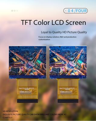 1Pantalla LCD IPS TFT de 5 pulgadas con resolución 320 ((RGB) x 240 y brillo 400 nits Smart Digital Display