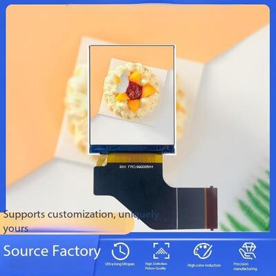 Pantalla TFT IPS de 1,8 pulgadas con resolución 128(RGB)x160 ST7735S IC 320nits MCU interfaz de 16 bits pantalla Digital inteligente All View
