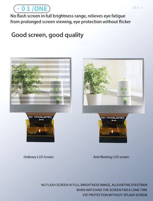 Pantalla TFT IPS de 2,0 pulgadas con resolución 320(RGB)x240 ILI9342C IC Interfaz RGB de 6 bits de 400 nits Pantalla TFT en color con 3 LEDS All View