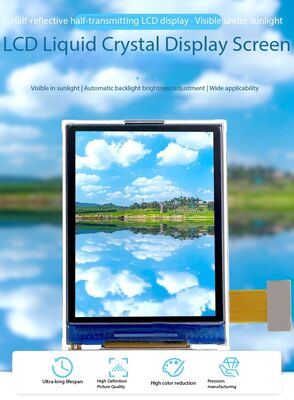 Pantalla TFT Transflectiva de 2.2 Pulgadas con Resolución 240(RGB)x320 e Interfaz MCU de 16 bits, TFT legible a la luz del sol
