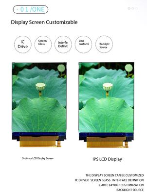 Pantalla a color IPS TFT de 2,4 pulgadas con resolución 480 (RGB) x640 IC ST7701S MIPI Interfaz de 2 carriles Brillo de 300 nits Vista completa Pantalla LCD TFT a color de 4 LED