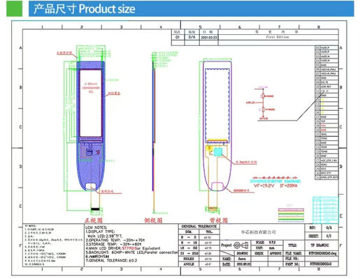 2.98 Inch IPS TFT Color Display with MIPI 2T Interface All View Angle and ST7701S Driving IC for Industrial Applications