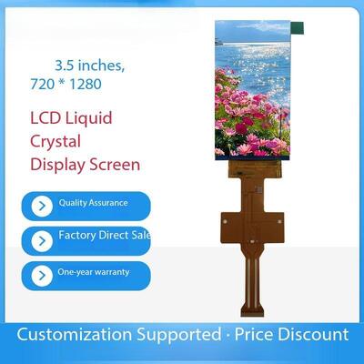 Módulo de pantalla a color IPS TFT de 3,5 pulgadas Resolución 720(RGB)x1280 Interfaz MIPI ST7703-V1-G5-D Todas las vistas 430nits 10LEDS